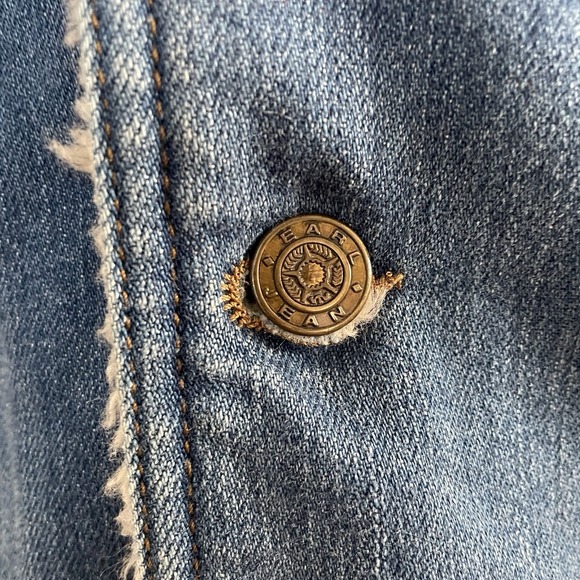 Earl Jean Denim‎ Women's Jacket Size Large Fits Like A Med - Picture 6 of 14